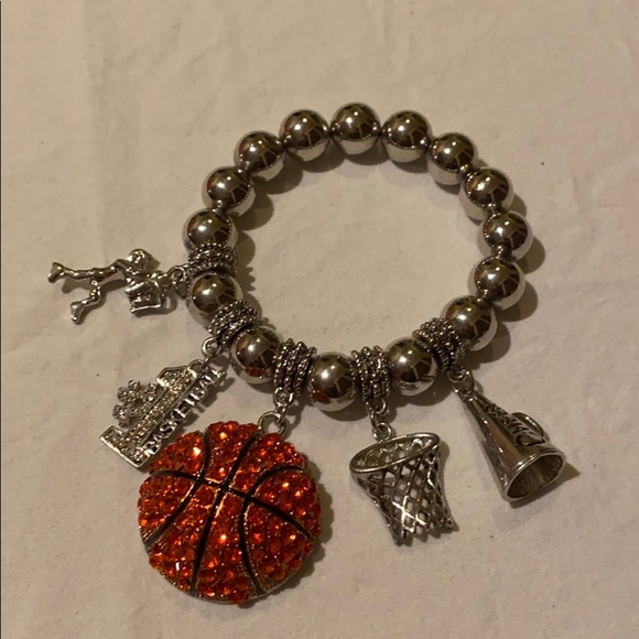 Rhinestone Basketball Bracelet - Picture 7 of 14